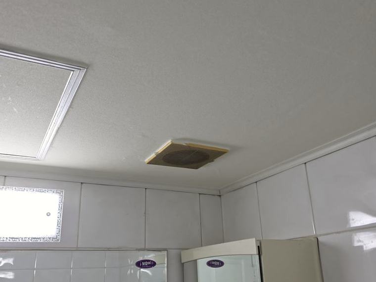 송파구 노래방 환풍기설치 시공 전